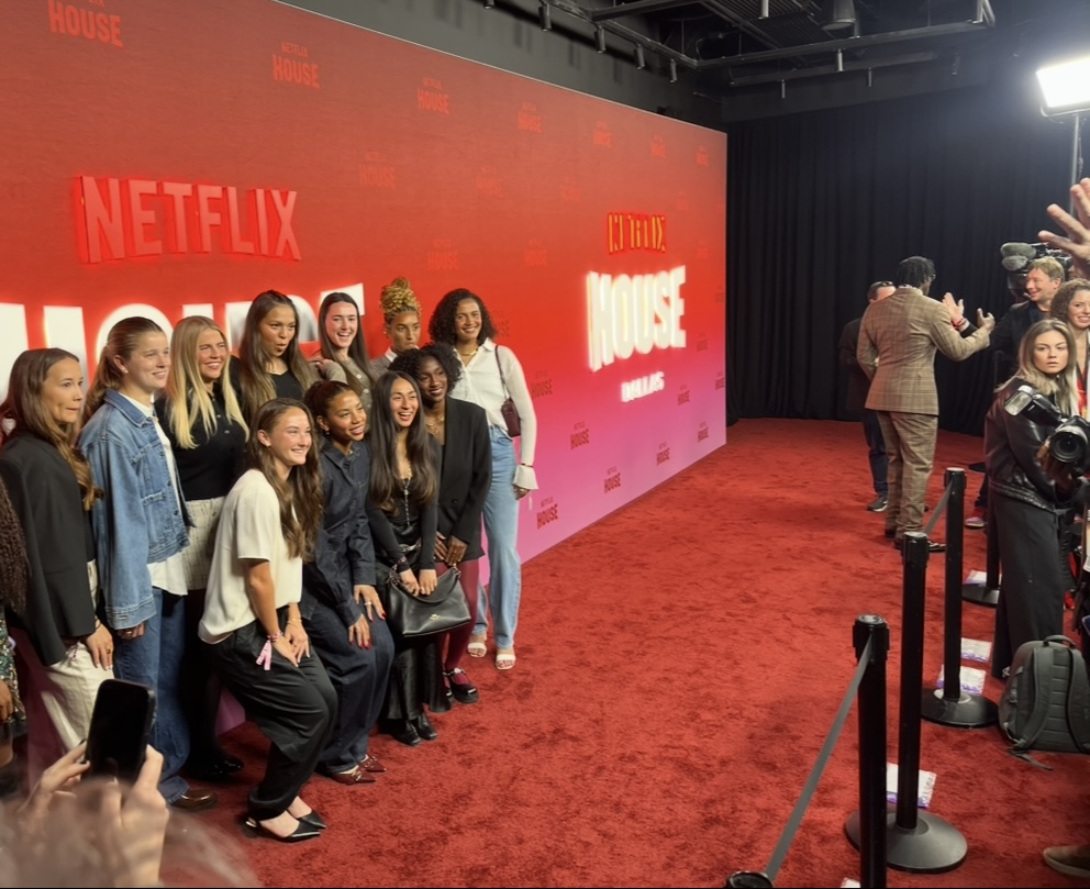 Dallas Trinity FC's Starting Lineup Pose on the Red Carpet - 4
